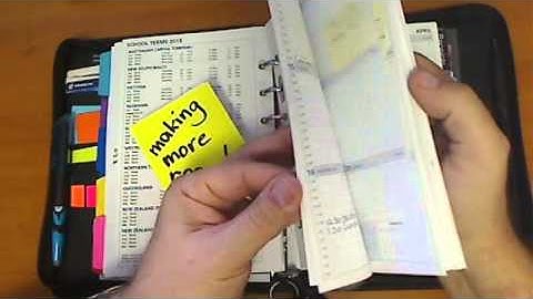 Filofax Tip No 28 - Making More Room Using The 6-Month Rule - The Australian Way