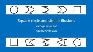 Square circle illusion