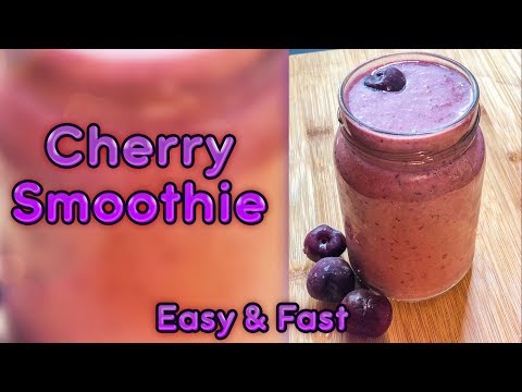 how-to-make-cherry-smoothie