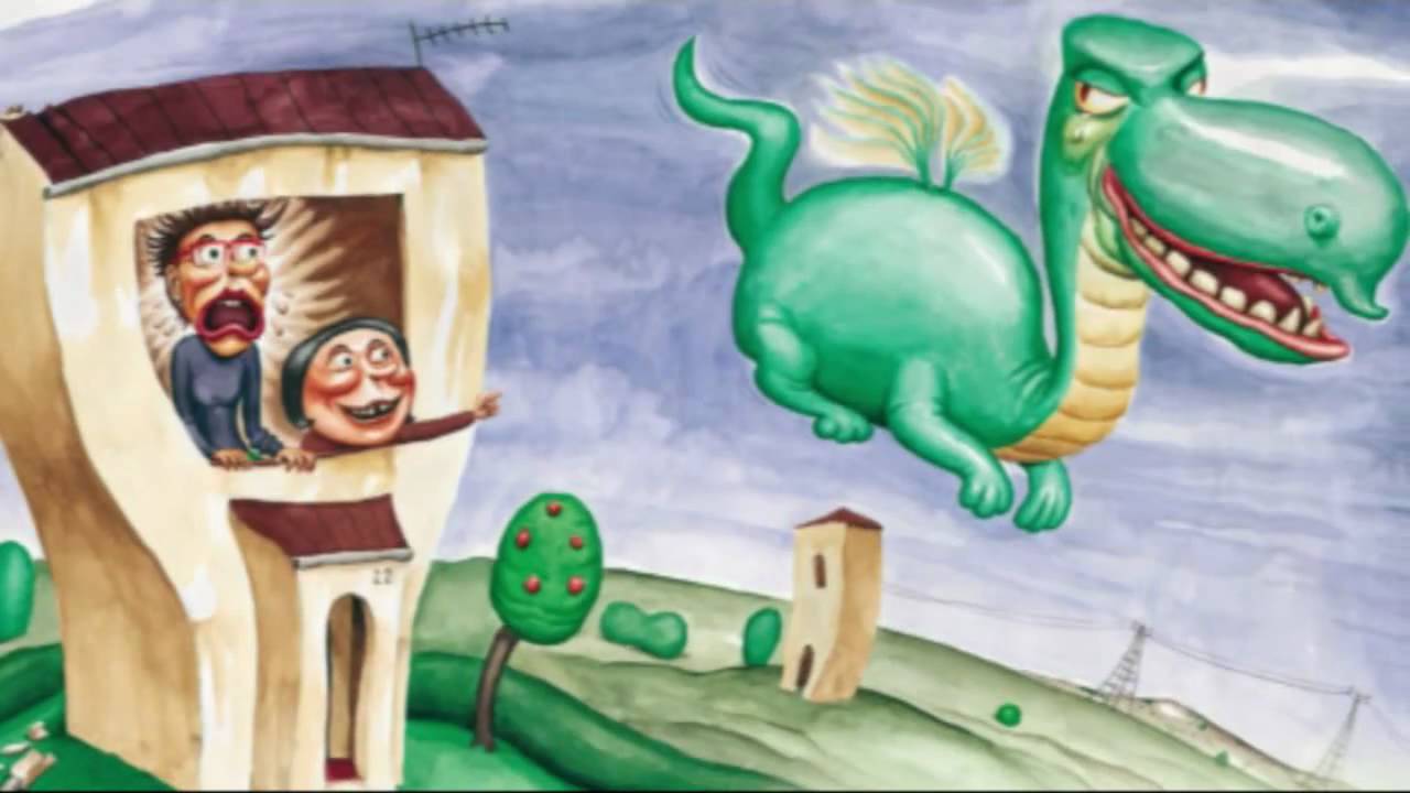 Desenho de Dinossauro aborrecido pintado e colorido por Lucastarci o dia 13  de Junho do 2013