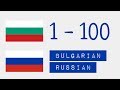 Числа от 1 до 100  - Болгарский язык - Русский язык