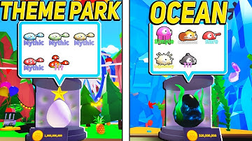 *UPDATE* TWO NEW EGGS! Tier 10 and 11 + NEW AREAS! Ocean + Theme Park - Roblox Blob Simulator 2