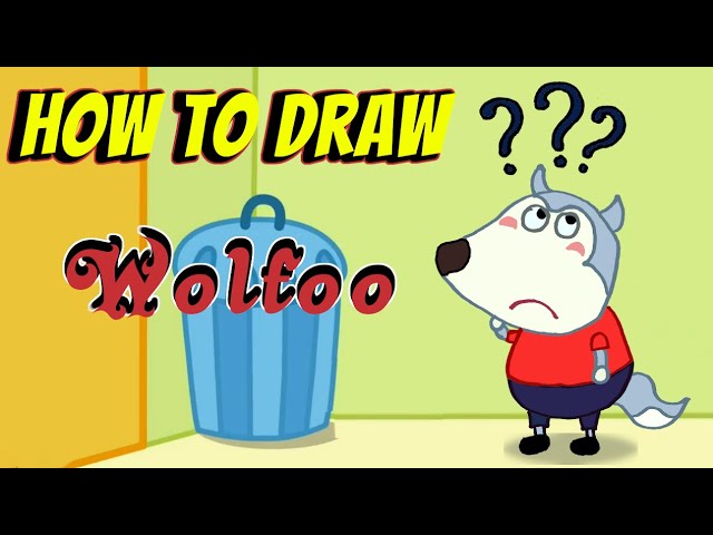 Wolfoo, How to draw wolfoo, Vẽ Wolfoo, #Short 