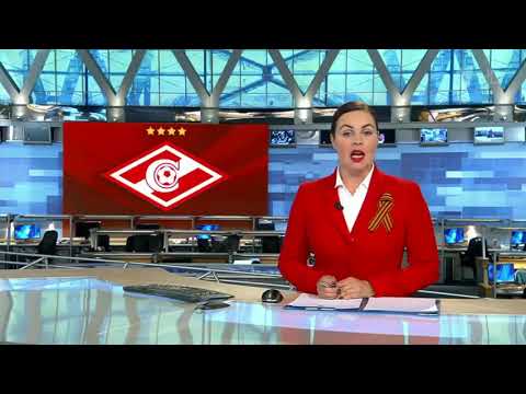 Все фанаты спартака выбежали на поле