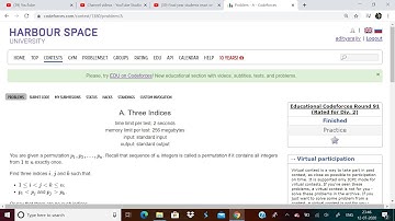 CODEFORCES EDUCATIONAL ROUND 91. 12-07-2020