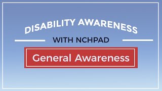 General Disability Awareness