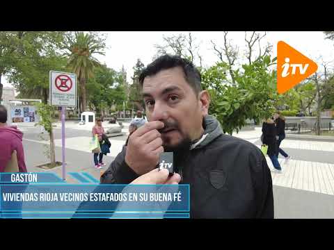 Javier Bedini responsable de Viviendas Rioja, estafó a 90 familias que venian pagando hace 5 años.-