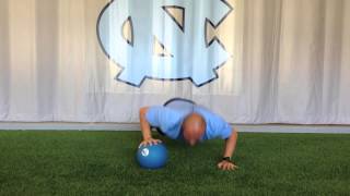MB Alternating Push Up