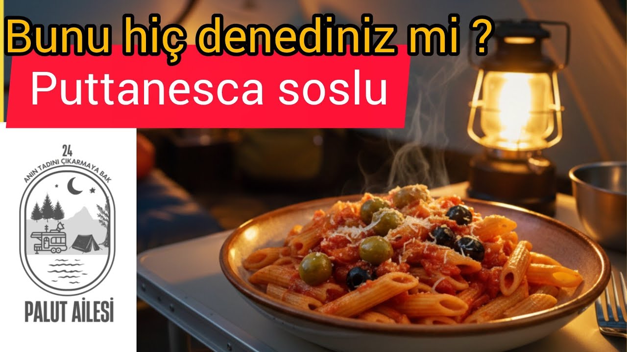 BU LEZZETİ DENEDİNİZ Mİ ? PUTTANESCA SOSLU MAKARNA 