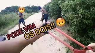 TRETA 2 VS 1 E TENTARAM ROUBAR MINHA MOTO!!