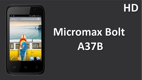 Micromax Bolt A37B Price Specification Review 3.5 inch TFT HVGA Display with Android Jelly Bean 4.2