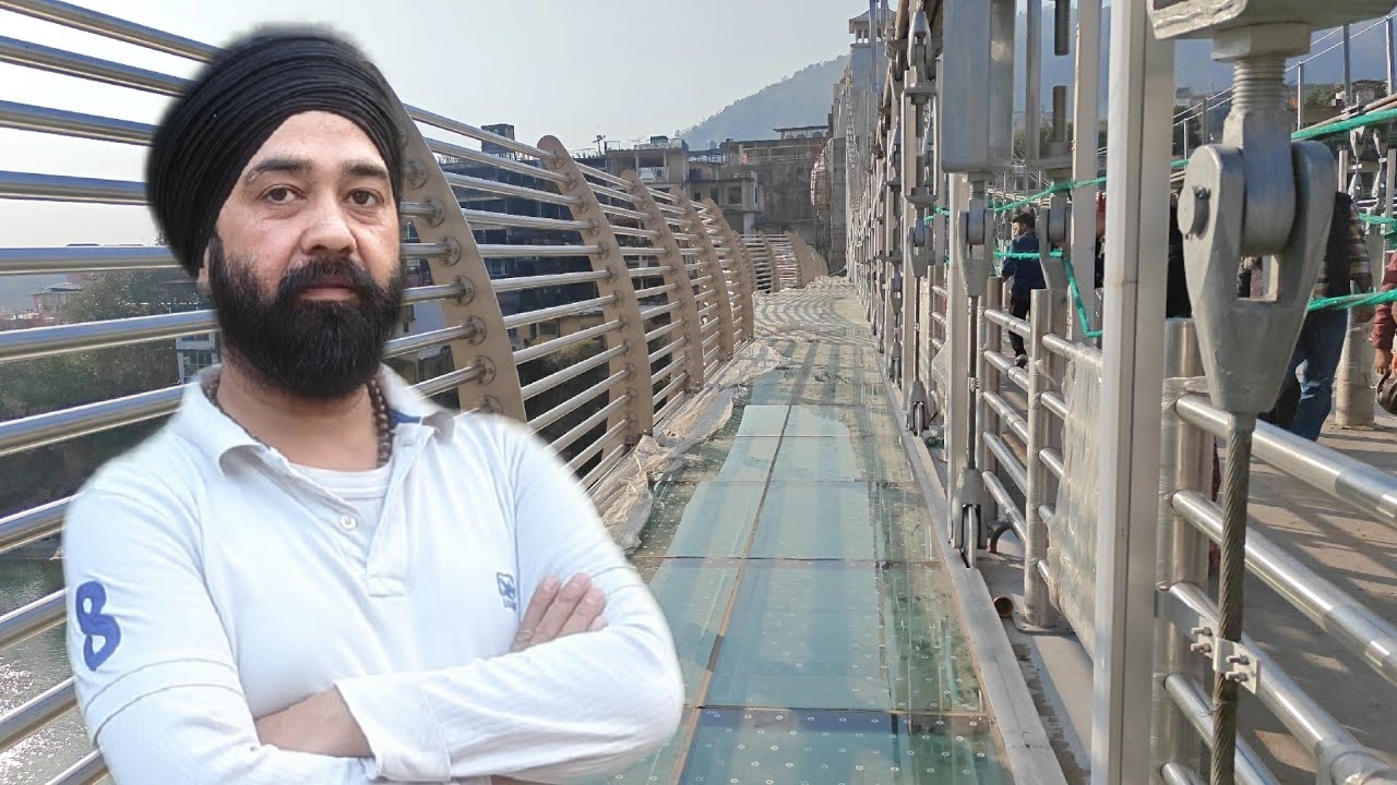 #First #glass #bridge #in #Rishikesh #Uttarakhand 🥺