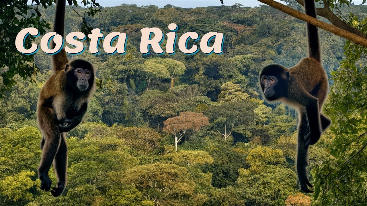 Howler Monkeys & Tropical Rain | Costa Rica Rainforest Soundscape 4K