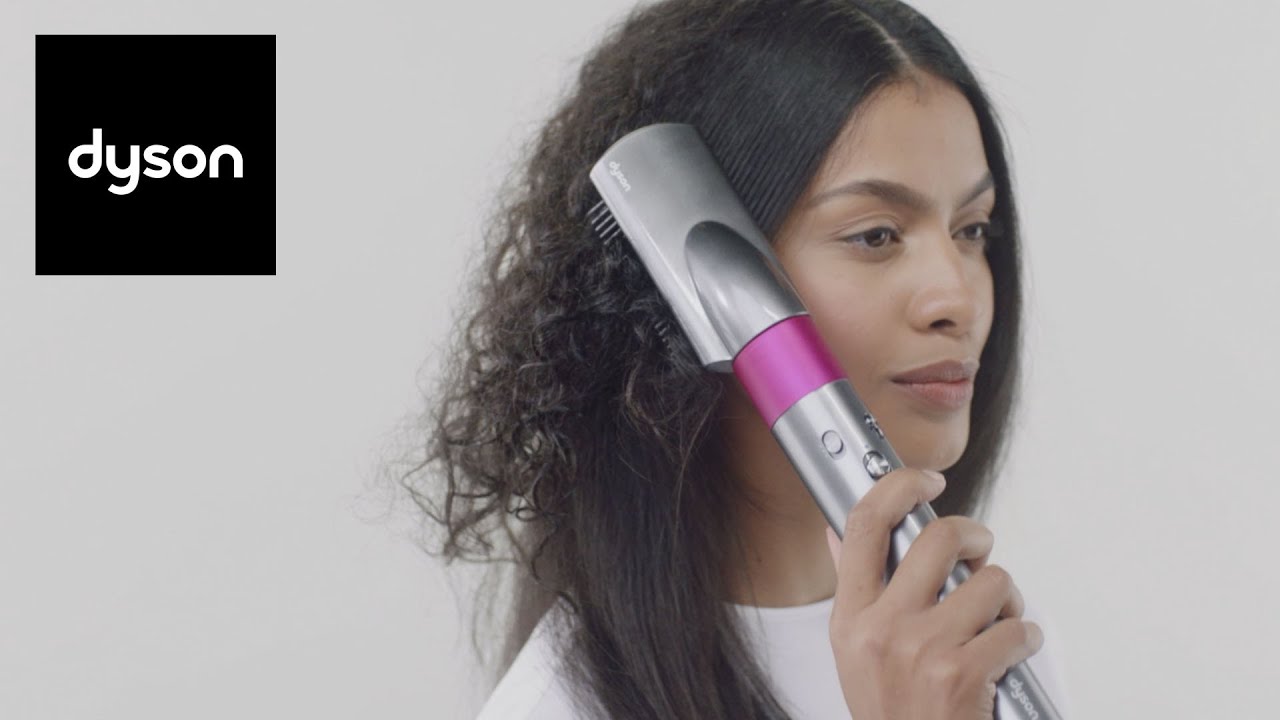 Dyson Airwrap Firm Smoothing Brush VS Straightener  Hair Review  Tutorial   YouTube