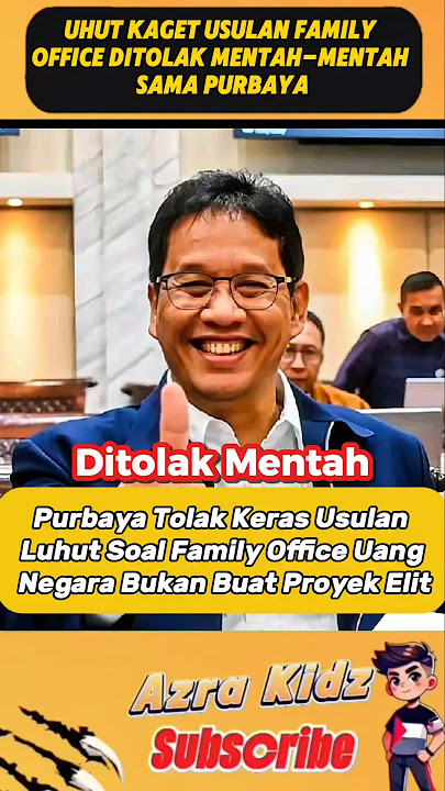 Luhut kaget Purbaya tolak usulannya buat proyek family office #short