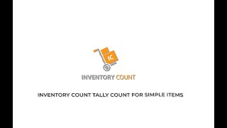 Inventory Count Tally Count for Simple Items