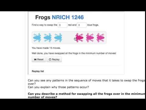 nrich frog problem solving