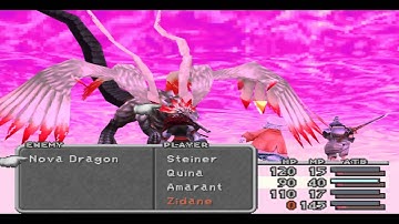 FF IX: No healing / Low level. Nova dragon.