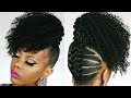 HIGH PUFF TUTORIAL W/ NATURAL HAIR CLIPINS  | BETTER THAN BRAIDLESS CROCHET? |HERGIVENHAIR|TASTEPINK