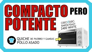 Horno de sobremesa Cecotec Bake&Toast 2400 White - La Casa del Outlet