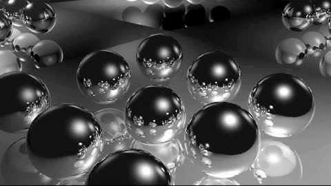 Bouncing mirror ball