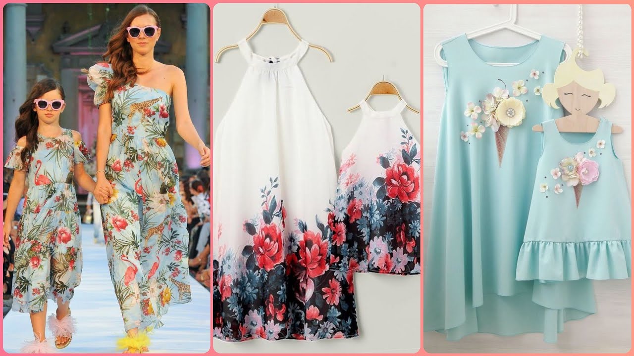 Amazing mother daughter matching dresses collection | mother and daughter dress combo