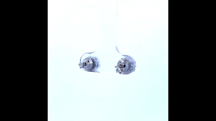 Diamant Ohrstecker Weissgold 585 14 Lab Grown Diamanten Brillantschl. 0.75ct F-G/VS zur Bluete in K