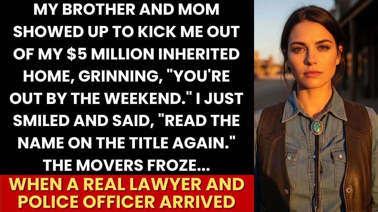 My Mom And Brother Came To Evict Me From My $5M Home, Laughing—Until I Said, “Check Who Owns It”