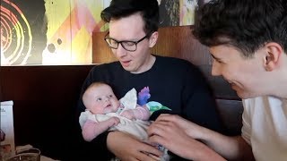 Dan and Phil being great dads for 3 minutes straight