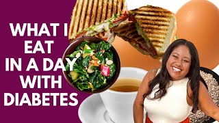 What I eat in a day with diabetes (Realistic, Busy Day) | The Hangry Woman