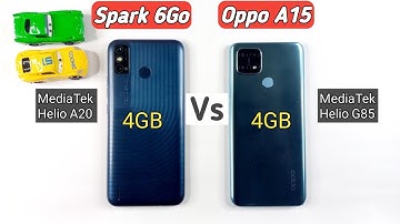 Oppo A15 And Tecno Spark 6Go | Speed Test & Review, Comparison