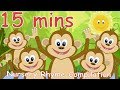 5 Little Monkeys Jumping On The Bed And Lots More Nursery Rhymes! From Sing and learn