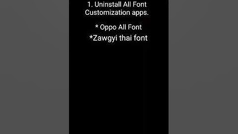 OPPO A3S STANDALONE FONT || READY TO APPLY || NO ROOT || NO APK EDITOR