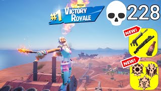 228 Elimination Solo vs Squads Gameplay WINS (Fortnite Chapter 5 Season 3)