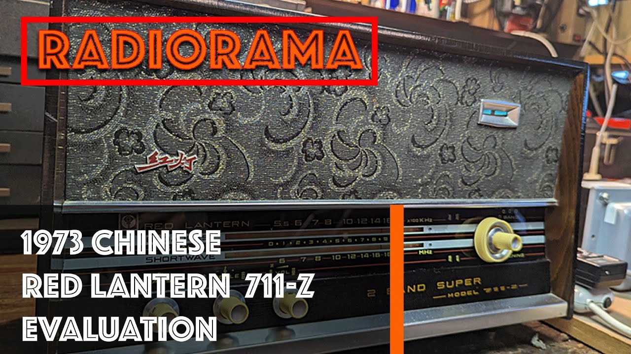 1973 Red Lantern 711-Z Chinese radio revitalization - YouTube