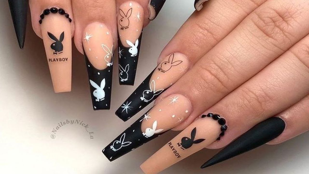 Playboy Bunny Nail Art Design Ideas - wide 1