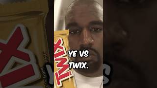 Twix Double The Size 😂 #kanyewest #funny #rap #music