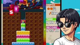 Mr. Driller [Retro game] Adapt, Learn, Drill Faster! (Time Attack)