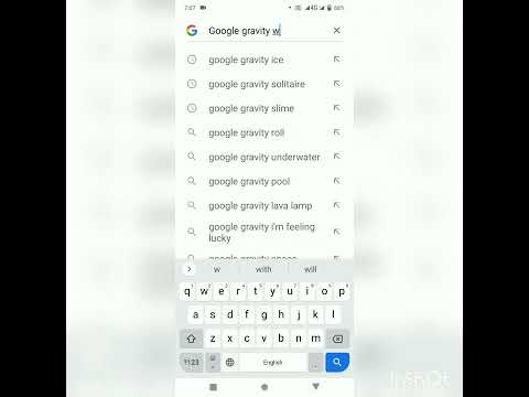 Google gravity slime