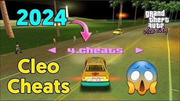 Gta Vice City Cleo Cheats Mod For Android 2024 | Support All Android Devices 😱 #gta #modsgta #trend