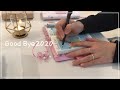 1年を振り返る20の質問。2020最後の手帳タイム。作業動画。plan with me...☆