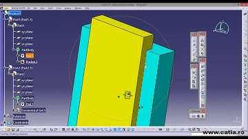 Parametrization of a simple assembly in CATIA v5 episode 2