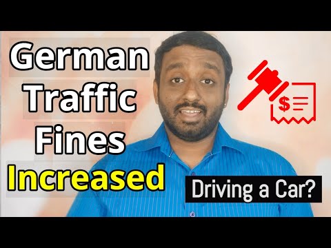 German Traffic Rules & Fines update (#Bußgeldkatalog) | Straßenverkehrsordnung