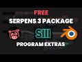 Blender Serpens 3 - Free Package: Program Extras!