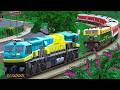 ELECTRIC to DIESEL TRAIN LOCO CHANGE | BUMPY RAILROAD | Train Simulator | Railwork | NTG GAMING