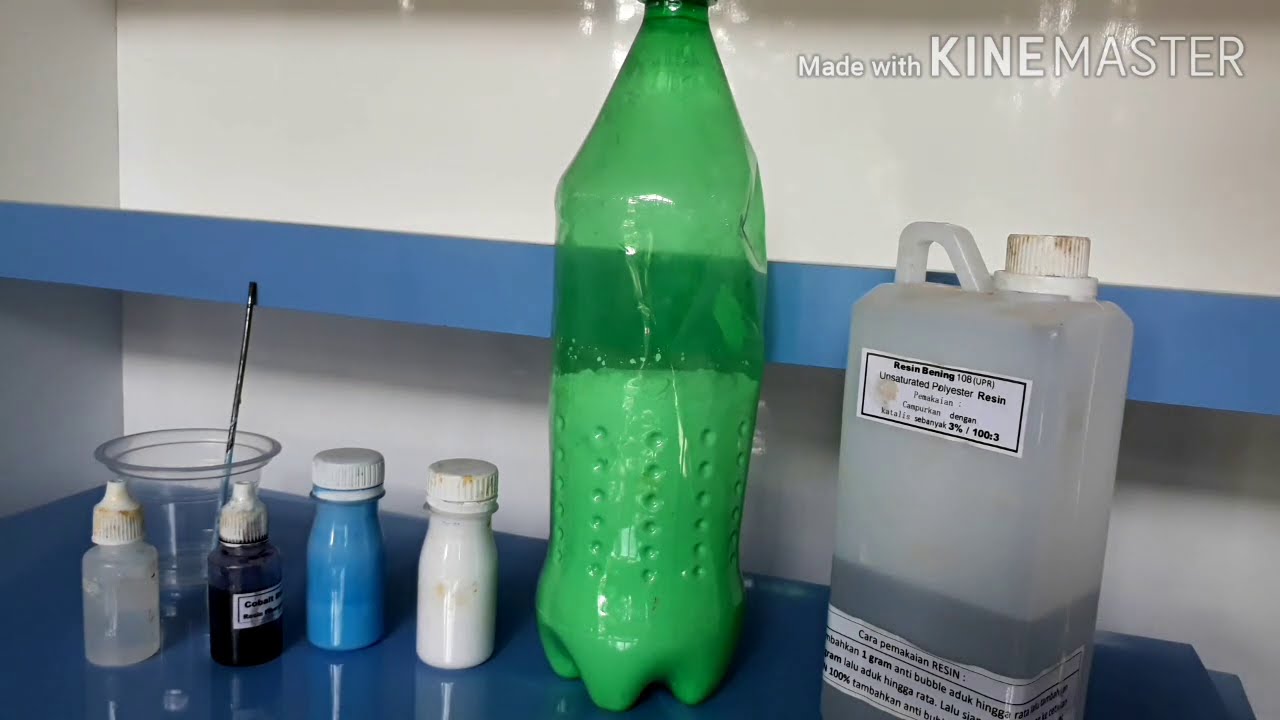 Tusir HPL dengan bahan RESIN