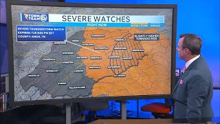 Weather AWARE: The severe threat lingers through sunset
