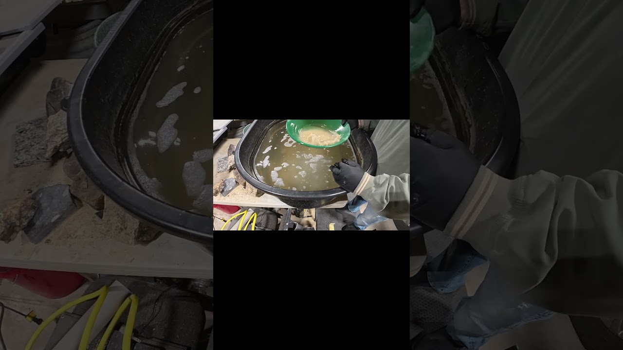 Testing New Gold Location - Hand Crushing Hard Ore 