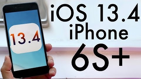 iOS 13.4 On iPhone 6S Plus! (Review)
