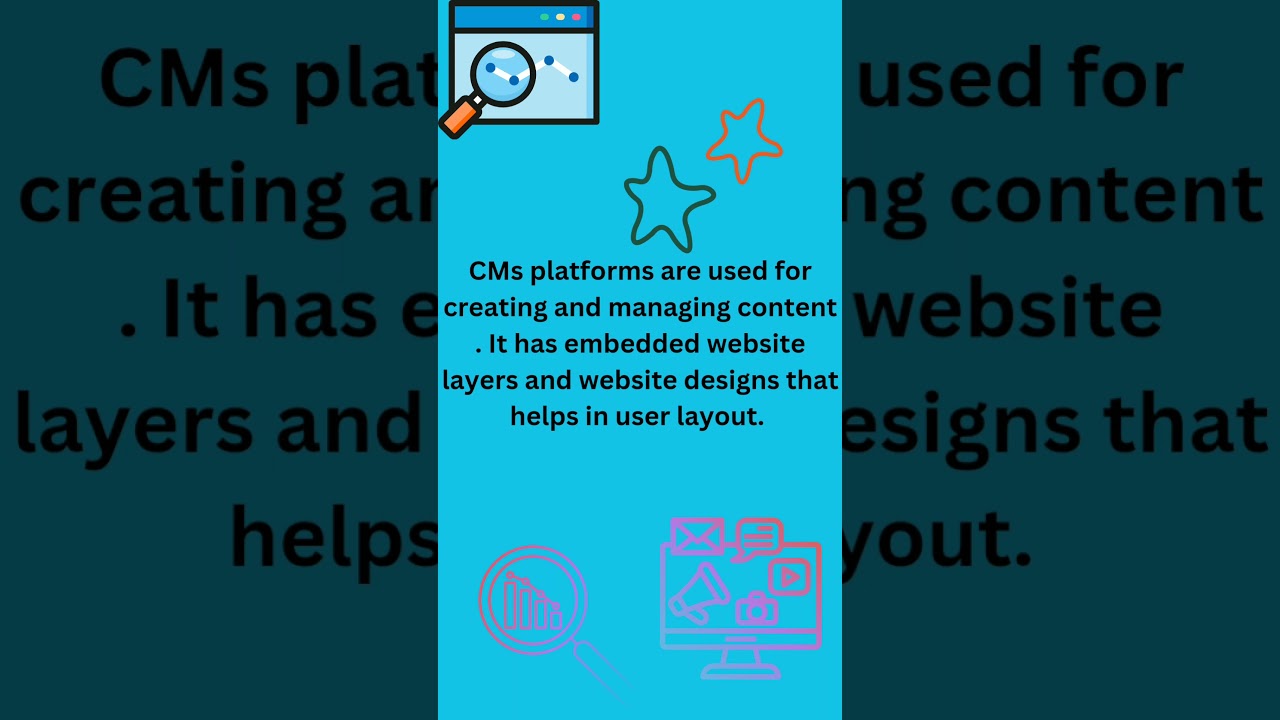 new shorts on CMs (Content Management System ) 